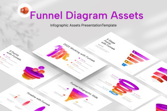 Funnel Assets Infographic PowerPoint Template
